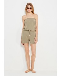 Коричневый комбинезон с шортами от Rinascimento