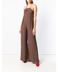 Коричневый комбинезон от Jacquemus