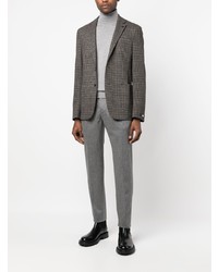 Мужской коричневый пиджак в клетку от Karl Lagerfeld