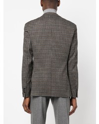 Мужской коричневый пиджак в клетку от Karl Lagerfeld