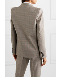 Женский коричневый пиджак в клетку от Givenchy