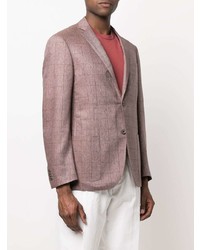 Мужской коричневый пиджак в клетку от Corneliani