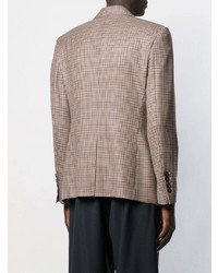 Мужской коричневый пиджак в мелкую клетку от Vivienne Westwood