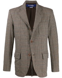 Мужской коричневый пиджак в шотландскую клетку от Junya Watanabe MAN