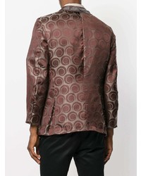 Мужской коричневый пиджак с вышивкой от Comme Des Garçons Pre-Owned
