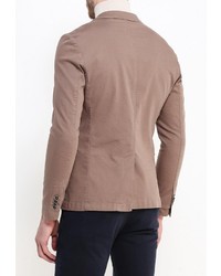 Мужской коричневый пиджак от Alcott