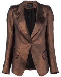Женский коричневый пиджак от Ann Demeulemeester