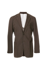 Мужской коричневый пиджак от Armani Collezioni