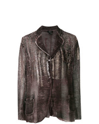 Женский коричневый пиджак от Avant Toi