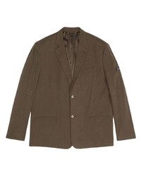 Мужской коричневый пиджак от Balenciaga
