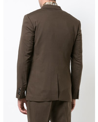 Мужской коричневый пиджак от Julien David