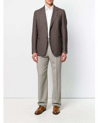 Мужской коричневый пиджак от Armani Collezioni
