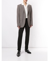 Мужской коричневый пиджак от Lemaire