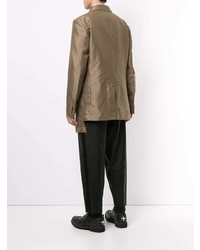 Мужской коричневый пиджак от Comme Des Garcons Homme Plus