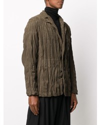 Мужской коричневый пиджак от Issey Miyake