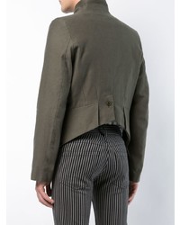 Мужской коричневый пиджак от Ann Demeulemeester