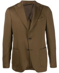 Мужской коричневый пиджак от Dell'oglio