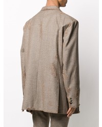 Мужской коричневый пиджак от Marni