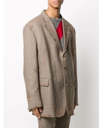 Мужской коричневый пиджак от Marni