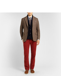 Мужской коричневый пиджак от Façonnable