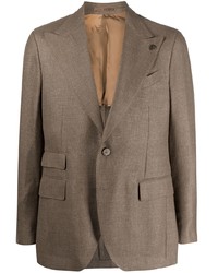 Мужской коричневый пиджак от Gabriele Pasini