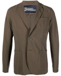 Мужской коричневый пиджак от Herno