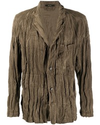 Мужской коричневый пиджак от Issey Miyake