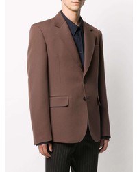 Мужской коричневый пиджак от Lemaire