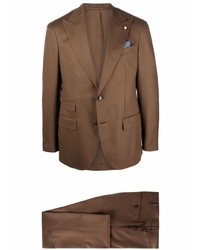 Мужской коричневый пиджак от Luigi Bianchi Mantova