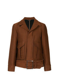 Мужской коричневый пиджак от Maison Mihara Yasuhiro