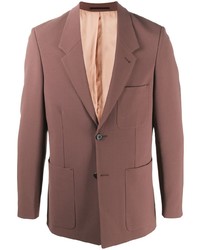 Мужской коричневый пиджак от Nanushka
