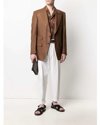 Мужской коричневый пиджак от Tom Ford