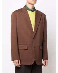 Мужской коричневый пиджак от Valentino