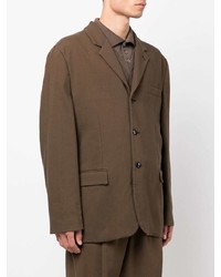 Мужской коричневый пиджак от Lemaire