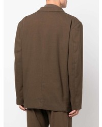 Мужской коричневый пиджак от Lemaire