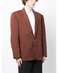 Мужской коричневый пиджак от Lemaire