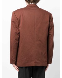 Мужской коричневый пиджак от Lemaire
