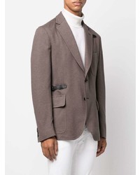 Мужской коричневый пиджак от Brioni