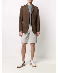 Мужской коричневый пиджак от Aspesi