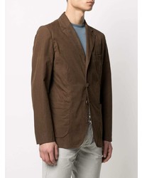 Мужской коричневый пиджак от Aspesi