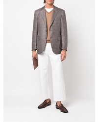 Мужской коричневый пиджак от Canali