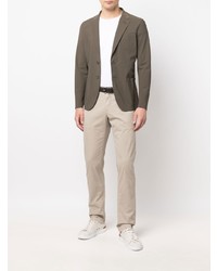 Мужской коричневый пиджак от Herno