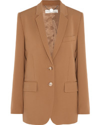Женский коричневый пиджак от Stella McCartney