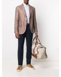 Мужской коричневый пиджак от Brunello Cucinelli