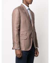 Мужской коричневый пиджак от Brunello Cucinelli