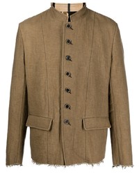 Мужской коричневый пиджак от Uma Wang
