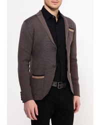 Мужской коричневый пиджак от Y.Two