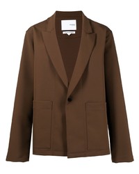 Мужской коричневый пиджак от Yoshiokubo