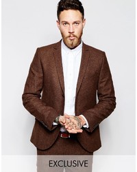 Мужской коричневый пиджак