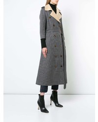 Женский коричневый плащ от Khaite